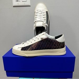 NEW P448 Jack Monogram Low Top Side 39 8.5 - 9
